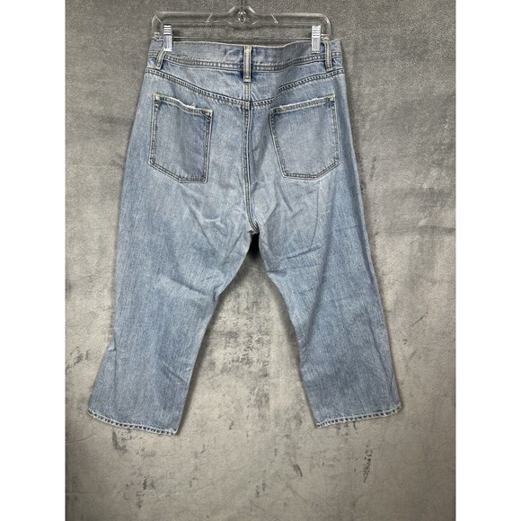 Old Navy Women’s 16 Low Rise Light Wash Cropped Bootcut Jeans M - Picture 9 of 16